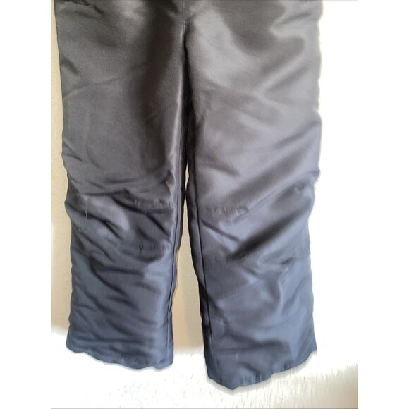 CANYON RIVER BLUES Bib Snow Pants 5-6 Black Zip WATER RESISTANT Insulated - Picture 3 of 7